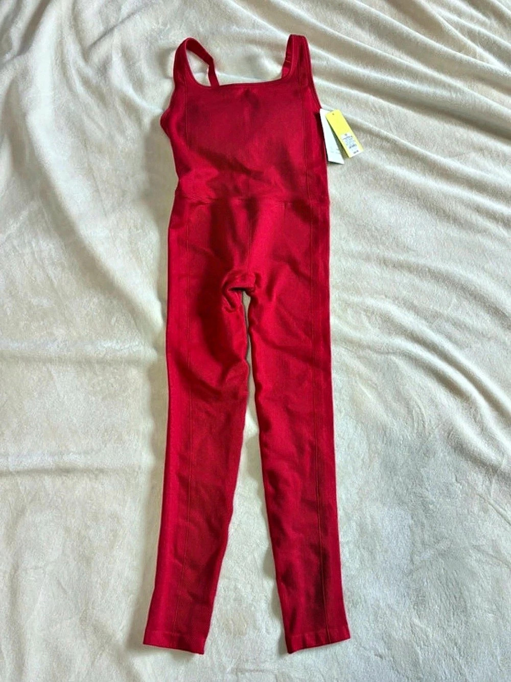All In Motion Seamless Bodysuit Red Athletic Jumpsuit XS NWT